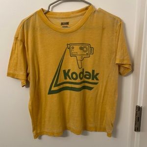 Yellow graphic tee